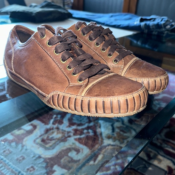 Cole Haan Men Shoe Noah Men Brown Leather Low top Casual Walking - Picture 1 of 5